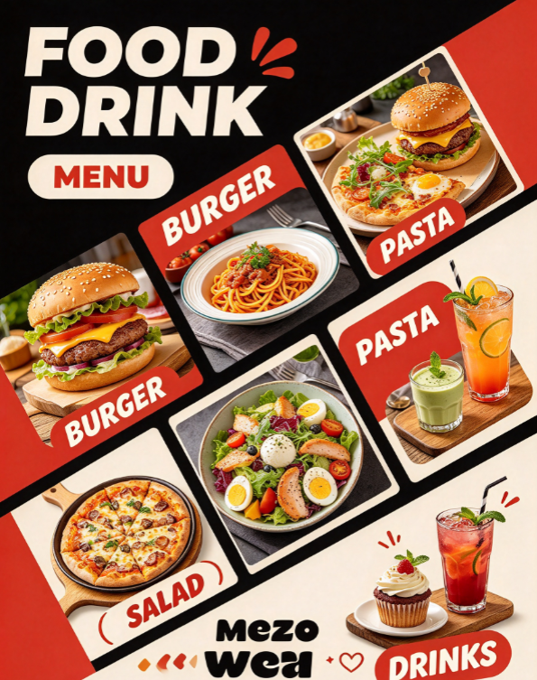 Food & Drink Menu Template