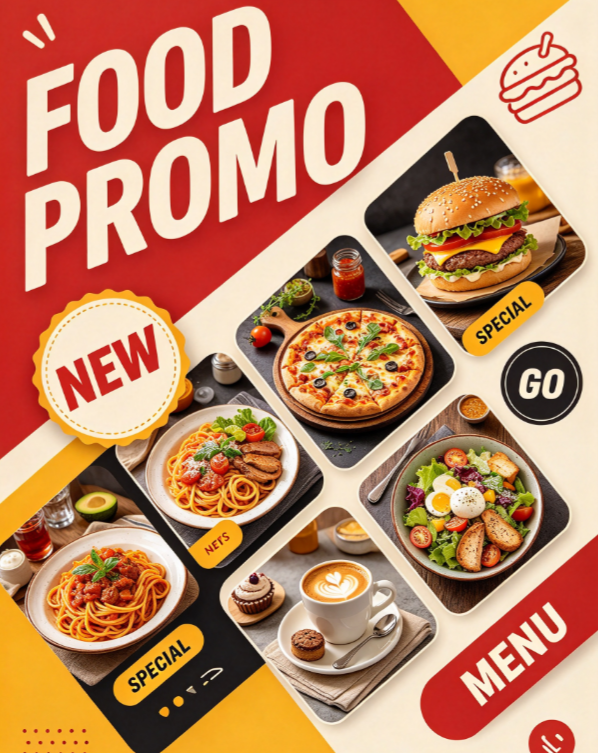 Restaurant Promotion Social Media Template